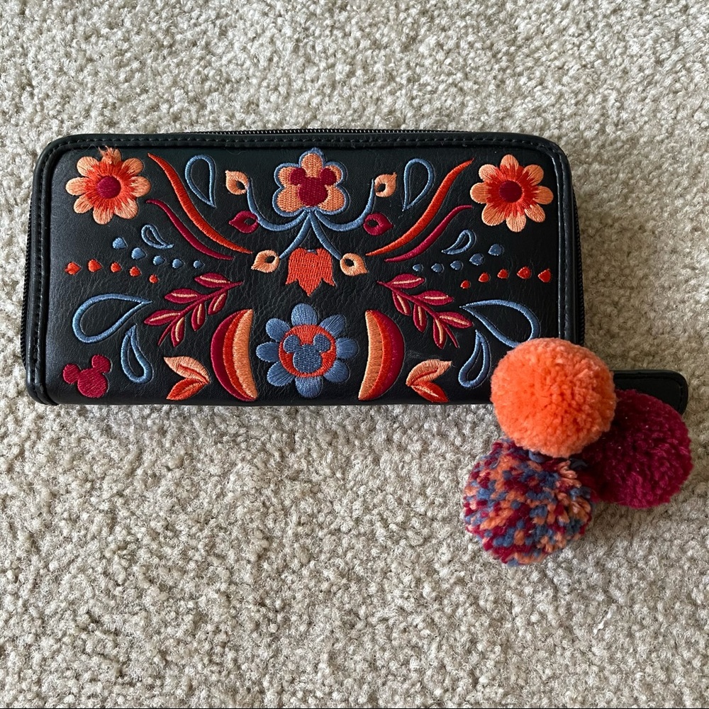 Disney Boutique Zip Around Boho Wallet